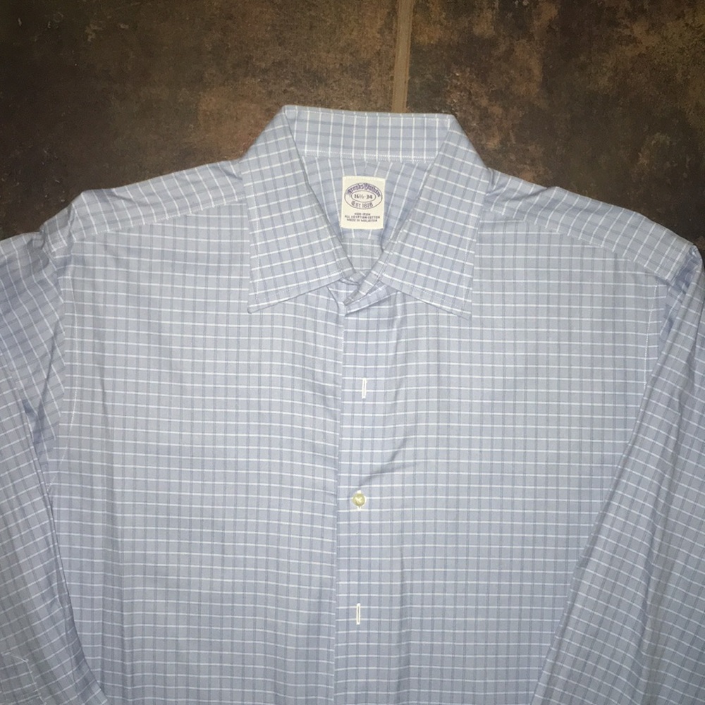 Brooks Brother Men’s Long Sleeve dress shirt.